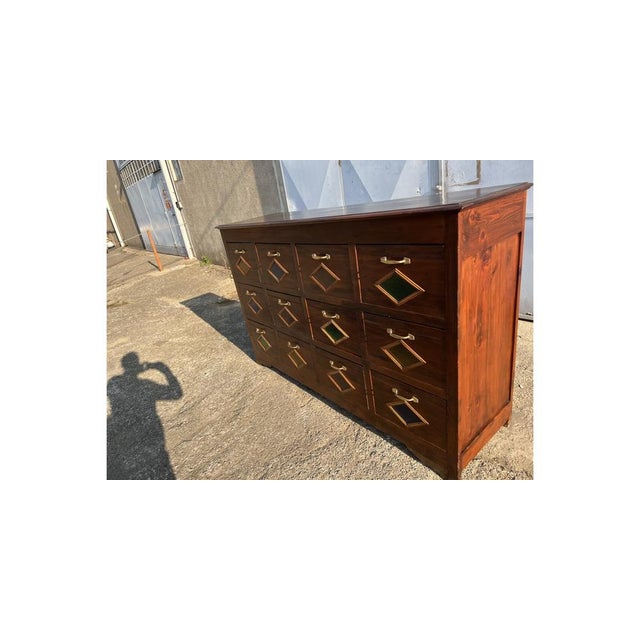 Shop Furniture in Larch Wood, 1890s For Sale - Image 11 of 18