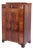 French Style Art Deco Figured Walnut Cabinet with Macassar, 1925 For Sale