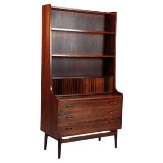 Vintage Danish Rosewood Bookcase by Johannes Sorth of Nexø Furniture Factory, 1968 For Sale