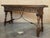 Early 20th Century Spanish Fold Out Console Table with Iron Stretcher & 3 Drawer For Sale - Image 17 of 18