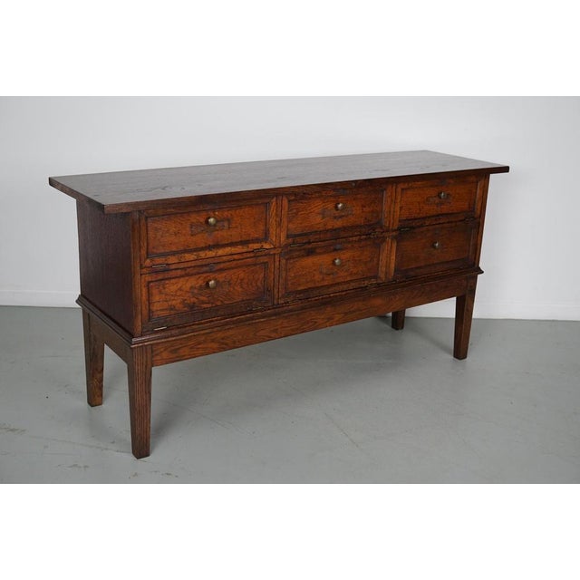 Early 20th Century French Oak Apothecary Cabinet Folding Doors For Sale - Image 9 of 17