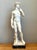 White Vintage Italian Marble David Sculpture For Sale - Image 8 of 10