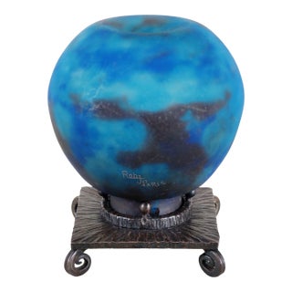 French Art Deco Night Lamp Incense Burner by Robj 1920s France For Sale