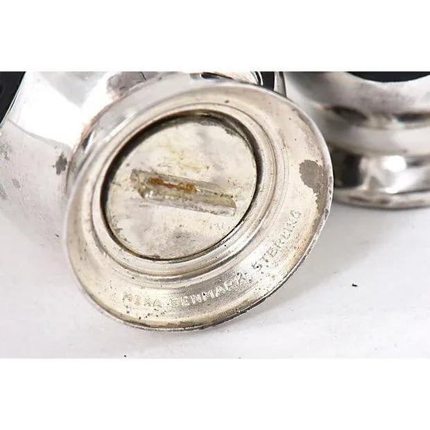 Mid 20th Century Meka Sterling Salt & Pepper Sets - 15 Pieces For Sale In Miami - Image 6 of 12