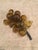 Mid-Century Modern Amber Murano Style Glass Grape Cluster For Sale - Image 3 of 8