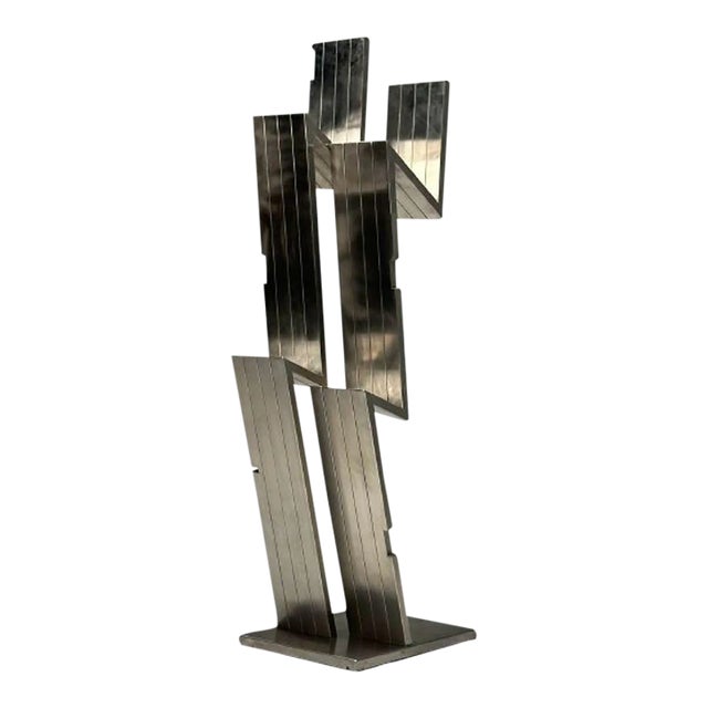 Salvatore Messina, Italian Mid-Century Modern, Abstract Sculpture, Steel, 1970s For Sale