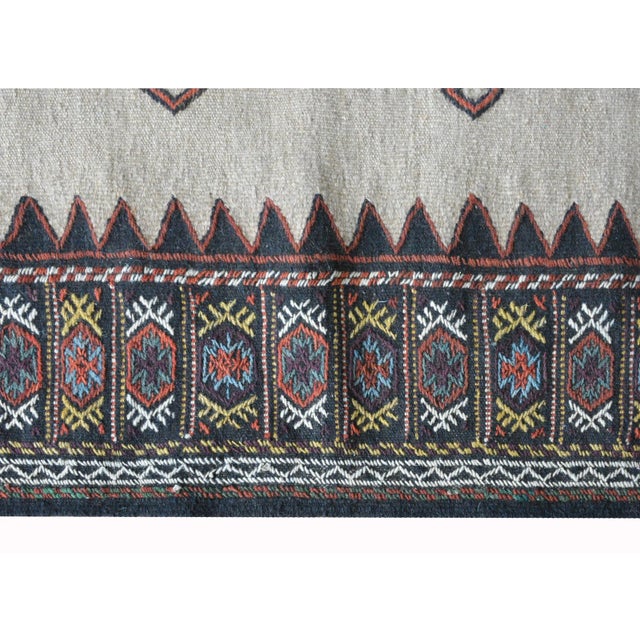 Textile Vintage Persian Afshar Sofreh Rug For Sale - Image 7 of 10