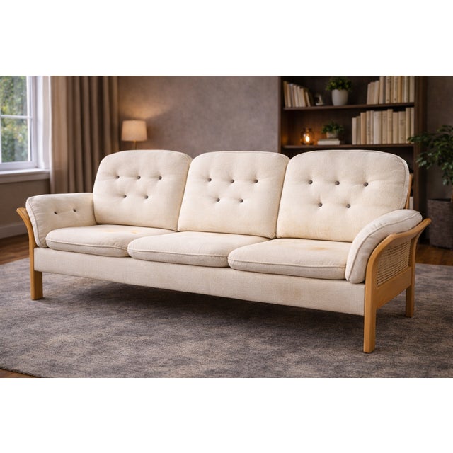 Vintage Swedish Three-Seater Sofa, 1970s, 1980s For Sale - Image 11 of 14