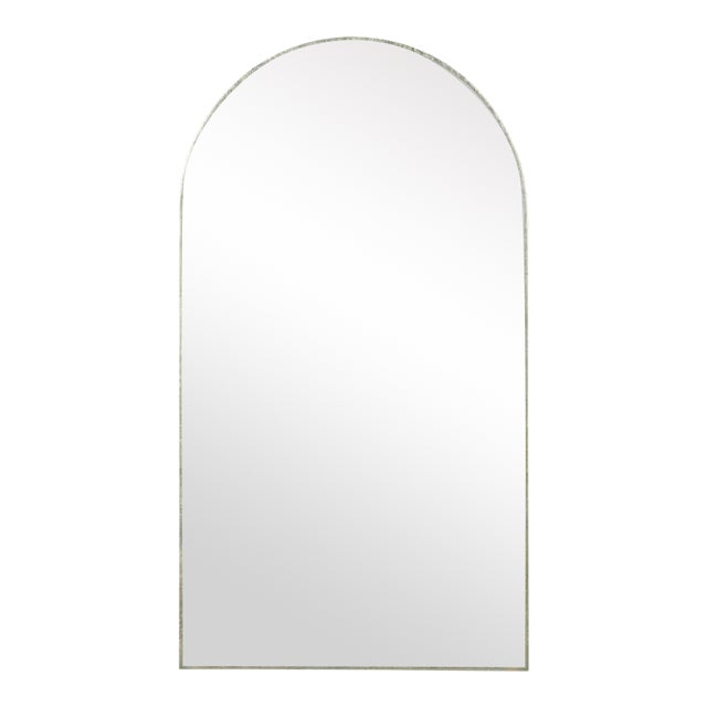 Triumph Mirror in Silver For Sale