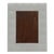 Picture Frame 5x7” in Quilted White Shagreen by R&y Augousti For Sale