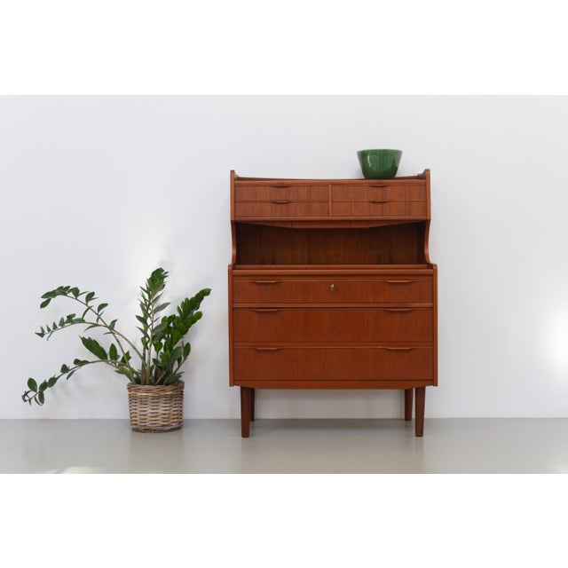 1960s Mid-Century Danish Teak Vanity Dresser, 1960s For Sale - Image 5 of 18