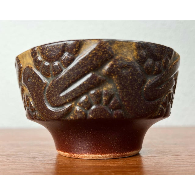Mid-Century Modern Danish Studio Pottery Candleholder from Michael Andersen Keramik, Bornholm, 1960s For Sale - Image 10 of 12