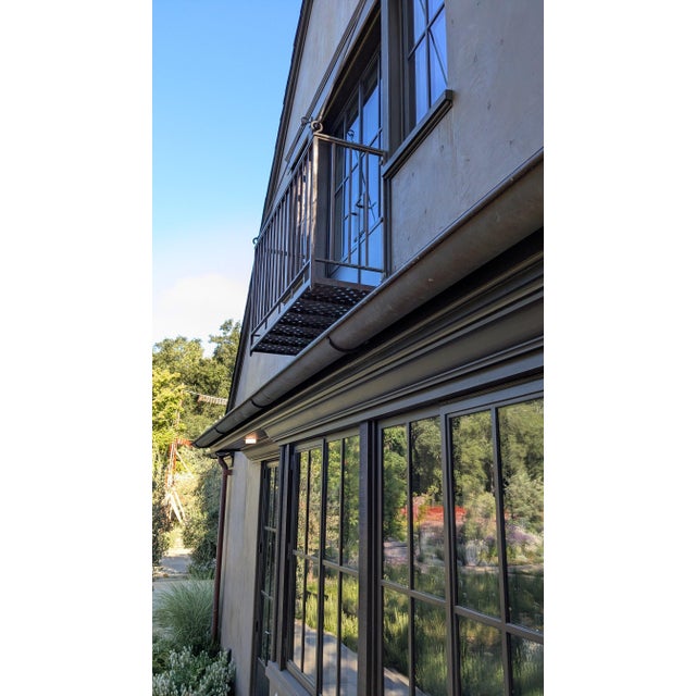 Metal Custom Forged Bronze Balcony For Sale - Image 7 of 7