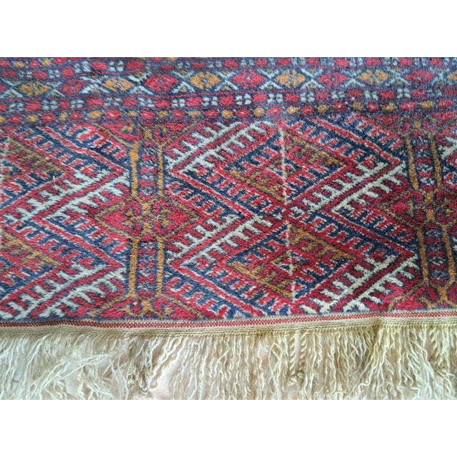 Bukara Rug in Wool and Silk For Sale - Image 4 of 7
