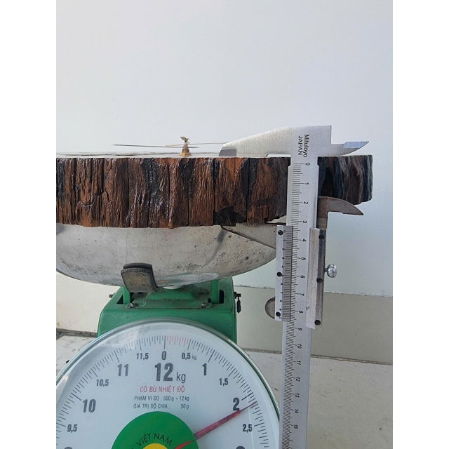 2020s Orbit & Love – One-of-a-Kind Handcrafted Driftwood Clock Duo For Sale - Image 16 of 18