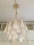 Italian White Murano Glass Sputnik Metal Frame Chandelier For Sale - Image 13 of 13