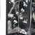 Wood Ebonized Chinoiserie Decorated Four Panel Landscape Screen with Garden, 20th Century For Sale - Image 7 of 13