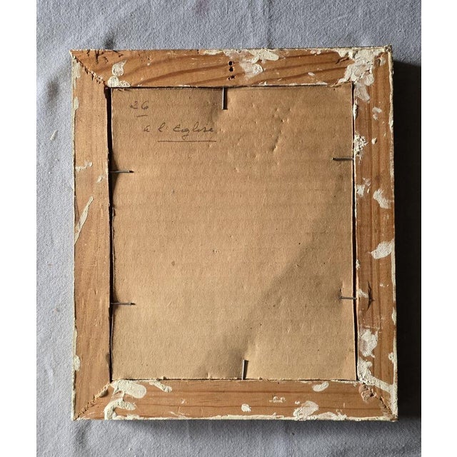 1950s Claude Houal, Breton No. 26: At the Church, 1950s, Watercolor, Framed For Sale - Image 5 of 7