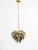 1960s Large Brass Pendant Light with Large Round Glass Plates, 1960s For Sale - Image 5 of 18