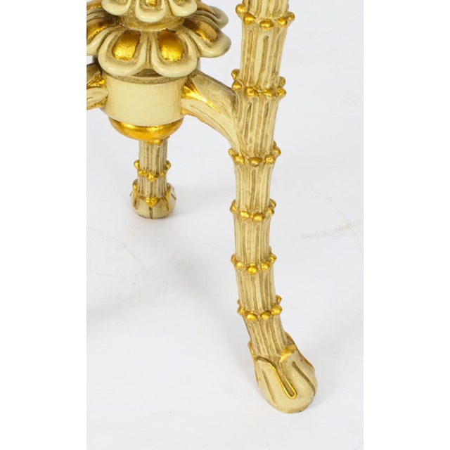 Stone Mid-Century Hollywood Regency Painted Pedestal For Sale - Image 7 of 13