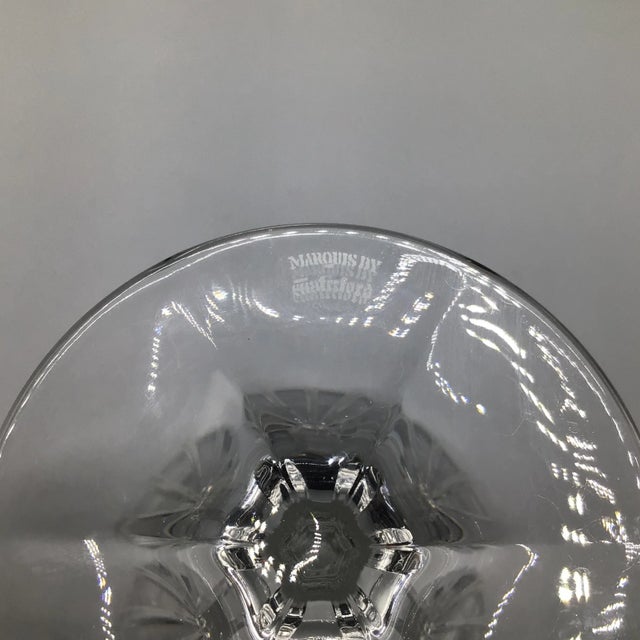 Vintage Waterford Marquis Omega Cut Crystal Wine Glass - 1 For Sale - Image 9 of 12