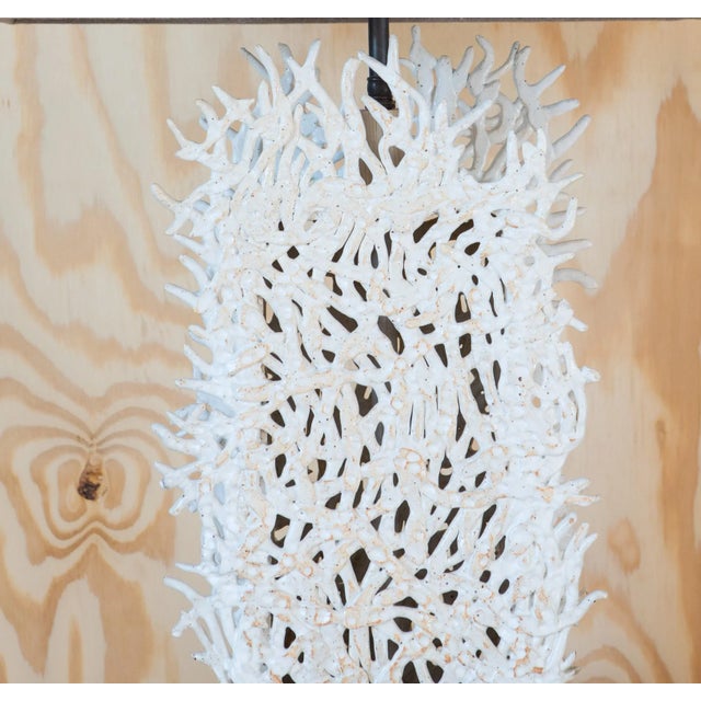 Contemporary Tall Seafan Lamp by Clate Grunden For Sale - Image 3 of 4