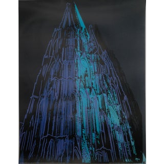 Andy Warhol, Cologne Cathedral (Blue), Lithograph For Sale