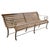 Wood Outdoor Bench in Solid Wood and Iron For Sale - Image 7 of 7