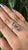 Set in 18k White Gold, Ceylon Multi Sapphires & Diamonds Engagement Ring, Us Size 6.5 For Sale - Image 6 of 11