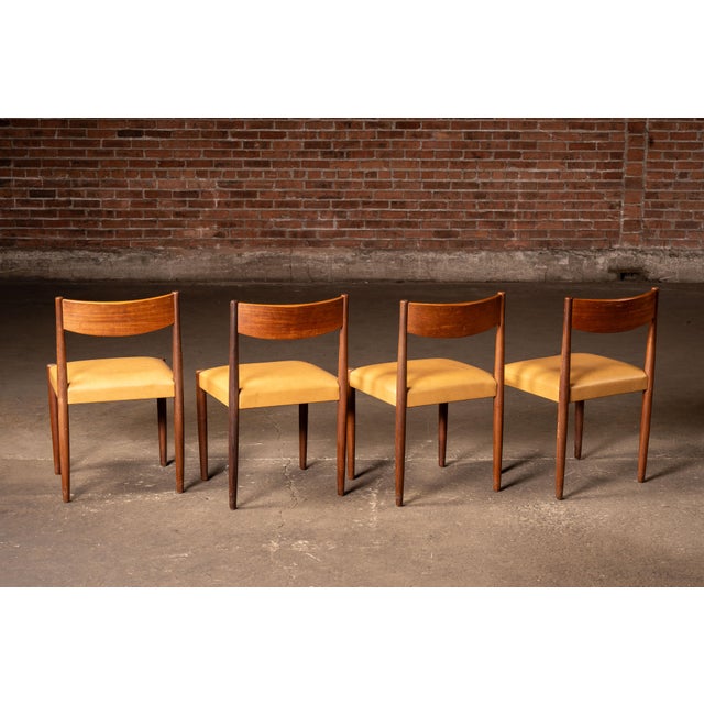Mid 20th Century Set of Four Danish Modern Chairs by Poul Volther for Frem Rojle For Sale - Image 5 of 11