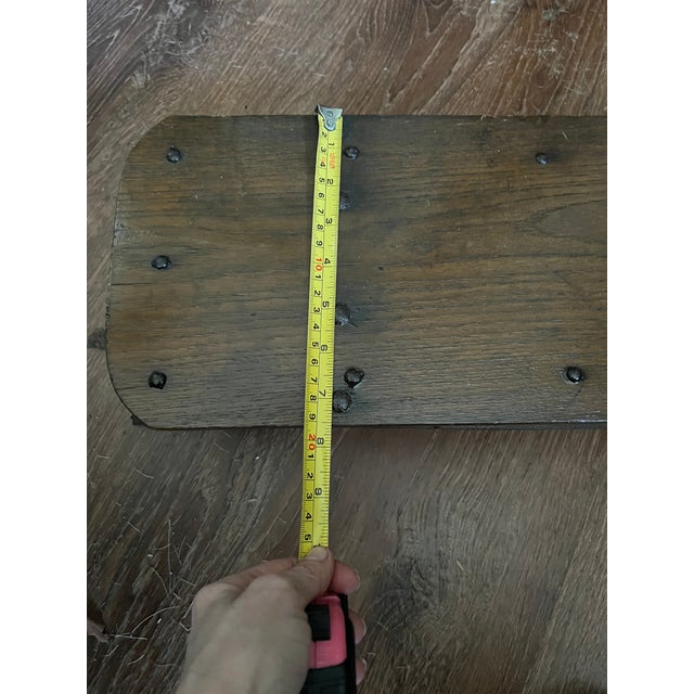 Antique Early 1900's Primitive Wood Sled Scooter For Sale - Image 9 of 10