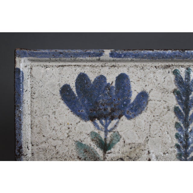 Vintage French Ceramic Tray by Gustave Reynaud, 1960s For Sale - Image 10 of 13