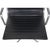 EA109 Chair in Black Leather by Charles Eames, 2000s For Sale - Image 4 of 18