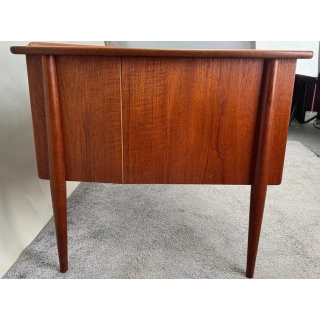 Brown Göran Strand for Lelångs Möbelfabrik Model A10 MCM Swedish Desk For Sale - Image 8 of 12