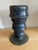 Metal Vintage Mid 20th Century Blue Metal Vase For Sale - Image 7 of 7