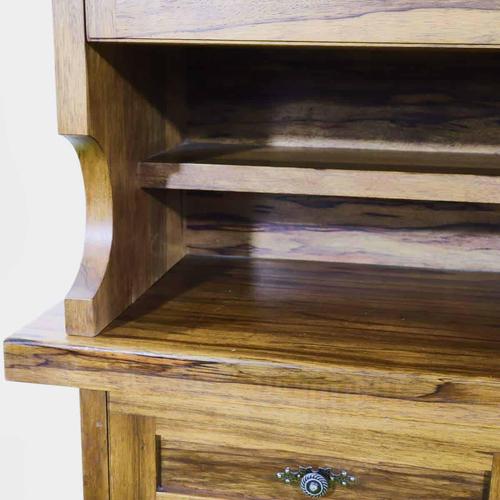 Rustic Wooden Cupboard with Display Top, in Good conditions. Designed from 2000