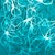 Contemporary "Aqua Chiffon No.1 - Compressed Veil" - Teal Abstract Acrylic Painting on Paper For Sale - Image 3 of 5