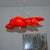 Hanging Lamp in Red Plastic For Sale - Image 3 of 14