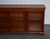 Vintage Glazed Bookcase in Yew Wood For Sale - Image 4 of 18