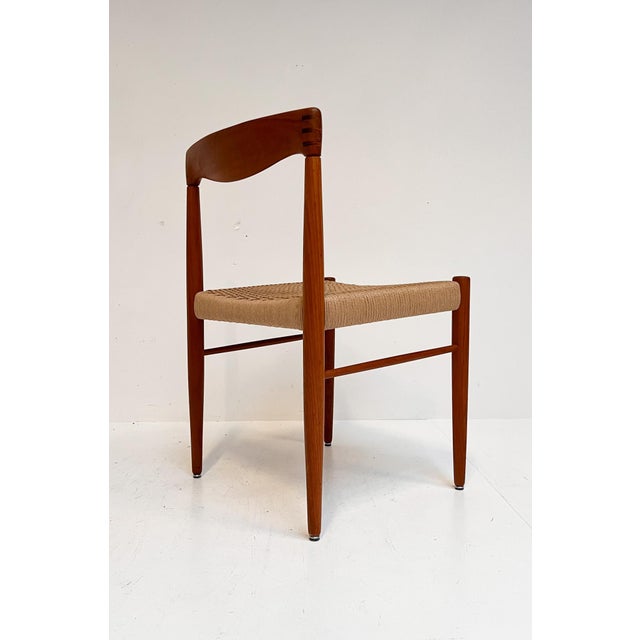 Vintage Papercord Chairs by H. Klein for Bramin, 1960s, Set of 4 For Sale - Image 14 of 18