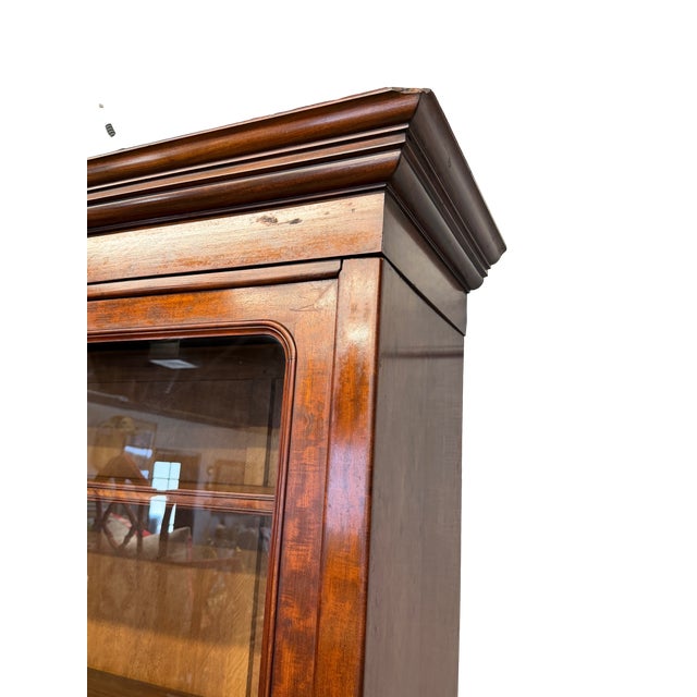 19th C French Louis Philippe Style Bibliothèque or Bookcase For Sale - Image 10 of 12