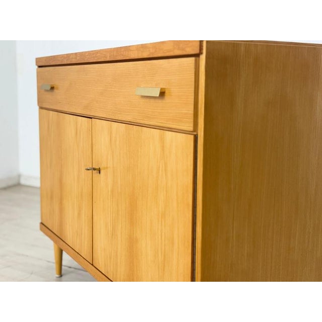 Wood Mid-Century Modern Sideboard in Elm, 1960s For Sale - Image 7 of 11
