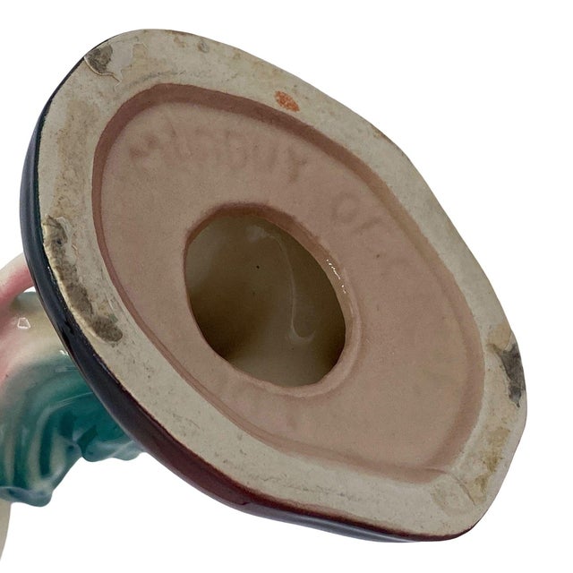 Pink Mid-Century Ceramic Flamingo Figurine & Vase Set by Maddux & Leftons- 3 Pieces For Sale - Image 8 of 18