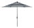 Florrie Resistant Fashion Line 9 Ft Auto Tilt Umbrella in Black & White For Sale