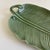 Late 20th Century Vintage Coastal Bordallo Pinheiro Green Banana Leaf Platter For Sale - Image 5 of 7
