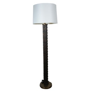 Baker Accessories Dowel Floor Lamp Ph215 Thomas Pheasant Dark Walnut Stain Light For Sale