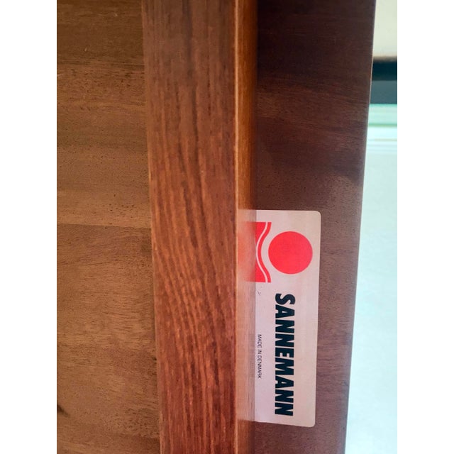 1970s Danish Modern Teak Console Table by Sannemanns Møbelfabrik For Sale - Image 9 of 12