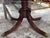 Early 20th Century English Regency Revival Flame Mahogany Oval Extension Dining Table With Satinwood Crossbanding and Brass Paw Feet, Circa 1935 For Sale - Image 5 of 9
