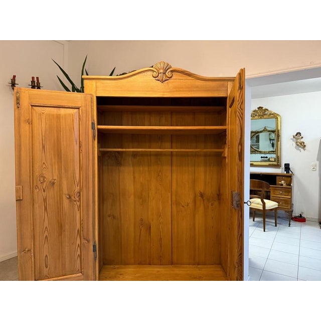 Biedermeier Farmhouse Cabinet or Wardrobe For Sale - Image 6 of 13