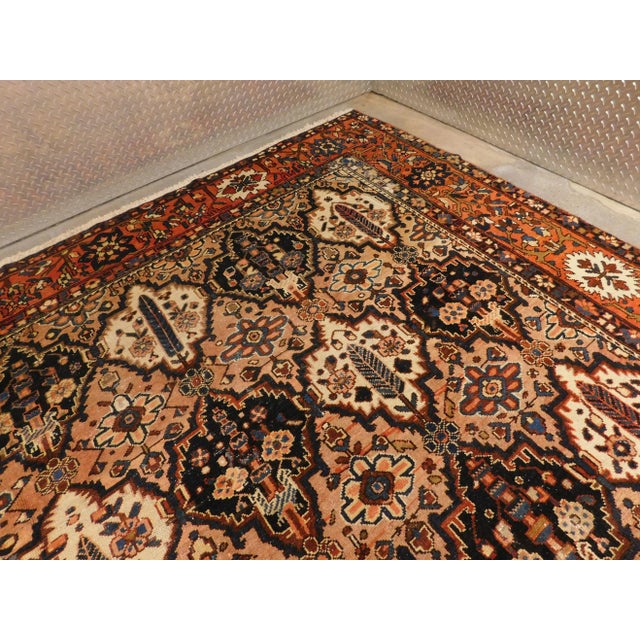 Vintage Persian Bakhtiar Rug For Sale - Image 4 of 13